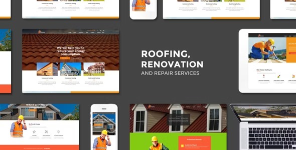 Roofing 3.6 – Renovation & Repair Service WordPress Theme