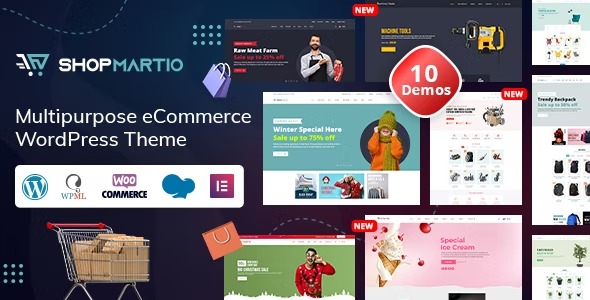 Shopmartio - All-in-one eCommerce Store WordPress Theme
