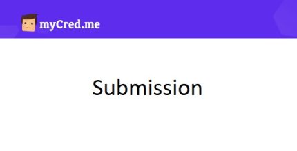 myCred Submission