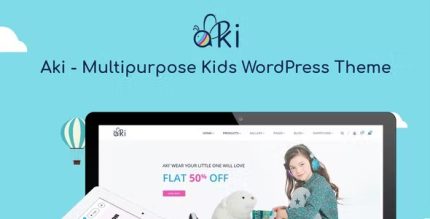 Aki - Multipurpose Kids WordPress Them