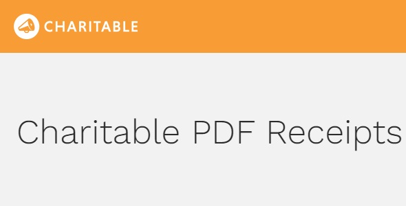 Charitable PDF Receipts 1.0.1