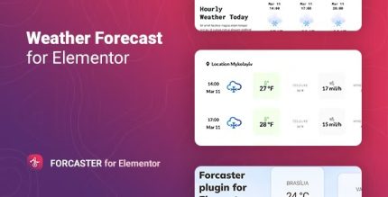 Forcaster - Weather Forecast for Elementor