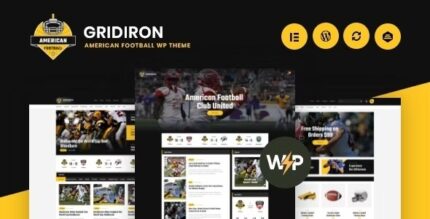 Gridiron - American Football & NFL Superbowl Team WordPress Theme