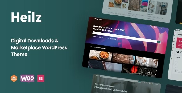 Heilz 3.1.0 – Digital Downloads & Marketplace WordPress Theme