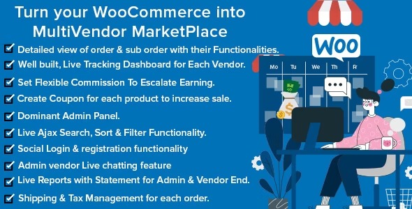 Mercado Pro 1.6.0 – Turn your WooCommerce into Multi Vendor Marketplace