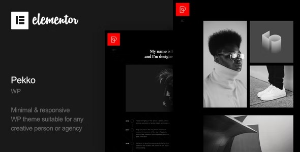 Pekko 1.4 – Minimal Dark WordPress Theme