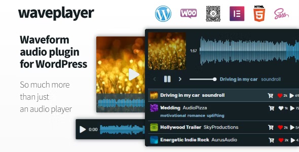 WavePlayer 3.7.1 – Waveform Audio Player for WordPress and WooCommerce