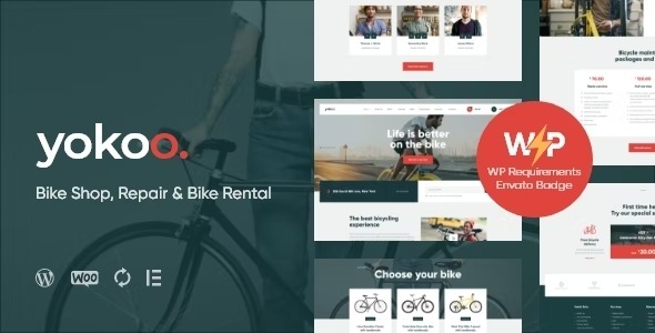 Yokoo 1.1.12 – Bike Shop & Rental WordPress Theme