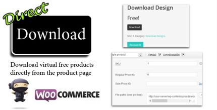 Direct Download for Woocommerce