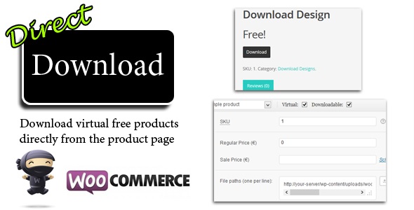 Direct Download for Woocommerce