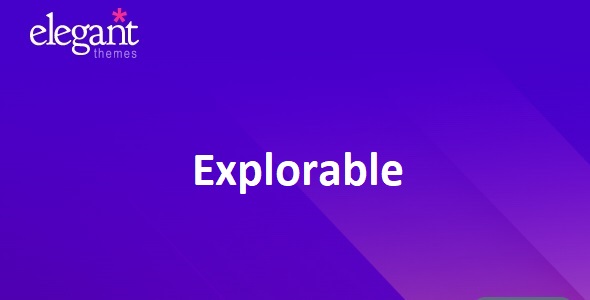 Elegant Themes Explorable 1.9.15
