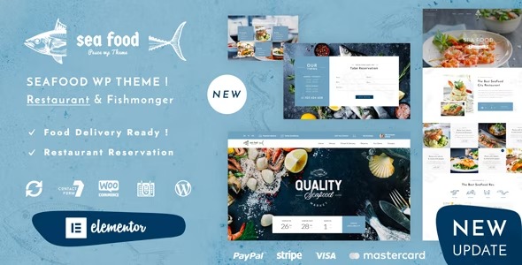 Pesce 2.0 – Seafood Restaurant WordPress Theme