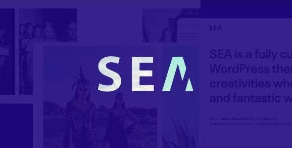 Creative SEA - Gallery Portfolio WordPress Theme