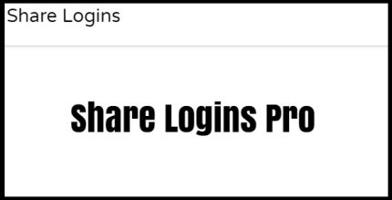 Share Logins Pro