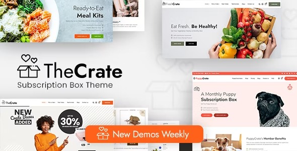 TheCrate 2.0 – WooCommerce Subscription Box Theme