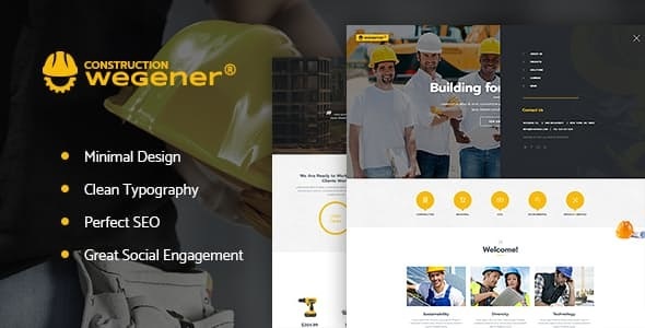Wegener - Construction & Engineering WordPress Theme