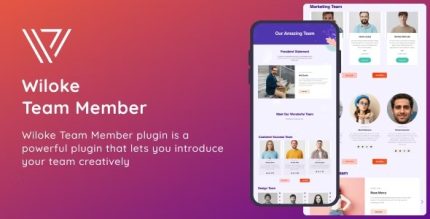Wiloke Team Member - Addon For Elementor