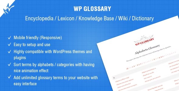 WP Glossary 2.9 – Encyclopedia, Lexicon, Knowledge Base