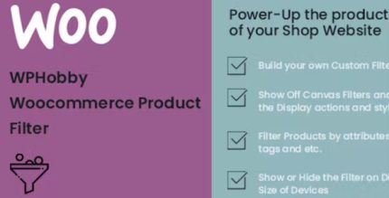 WPHobby WooCommerce Product Filter