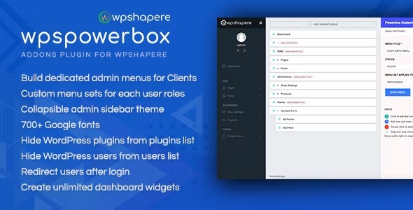 WPSPowerbox 3.0.2 – Addon for WPShapere WordPress Admin Theme