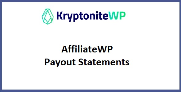 AffiliateWP Payout Statements 1.4.7