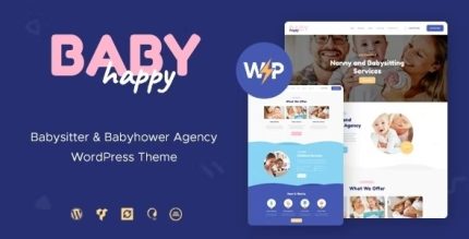Happy Baby - Nanny & Babysitting Services WordPress Theme