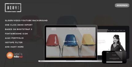 Beuh - Responsive One Page Portfolio Theme