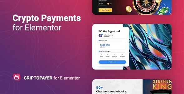 Criptopayer 1.0.2 – Crypto Payment Button for Elementor