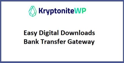 Easy Digital Downloads Bank Transfer Gateway
