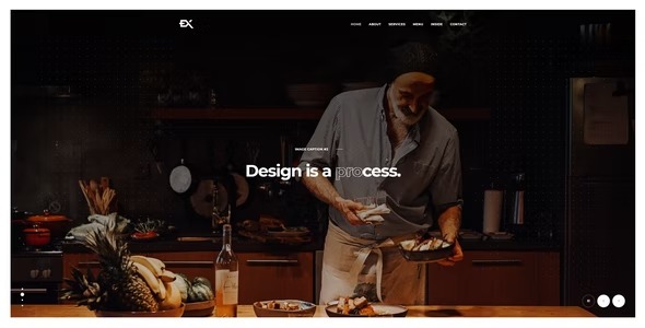 Foodex 1.0.0 – One Page Restaurant WordPress Theme