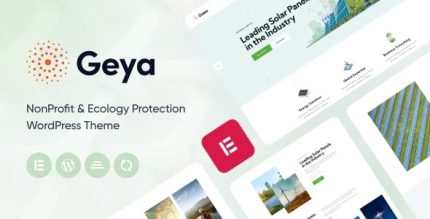 Geya - Ecology WordPress theme