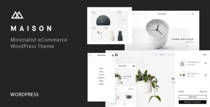 Maison - Minimalist eCommerce WordPress Theme