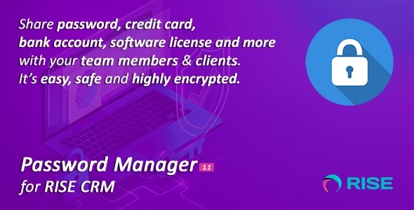 Password Manager for RISE CRM 1.1.1