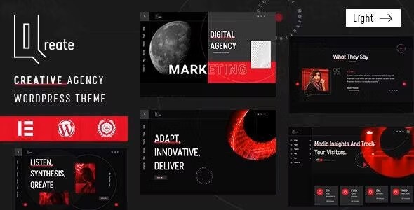Qreate 1.6.2 – Creative Agency WordPress Theme
