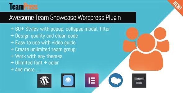 TeamPress 1.6.3 – Team Showcase plugin