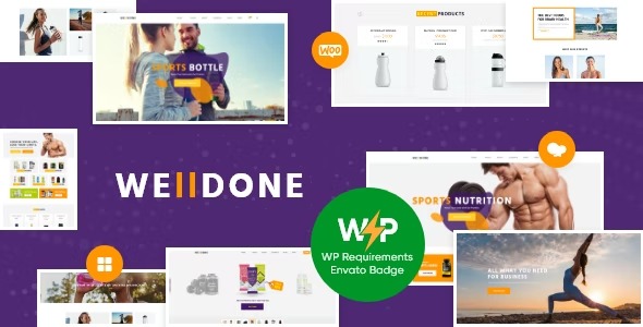 Welldone 2.4 – Sports & Fitness Nutrition and Supplements Store WordPress Theme
