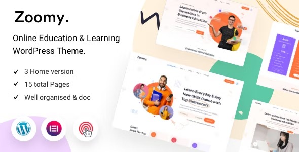 Zoomy 1.2.0 – LMS & Education WordPress Theme