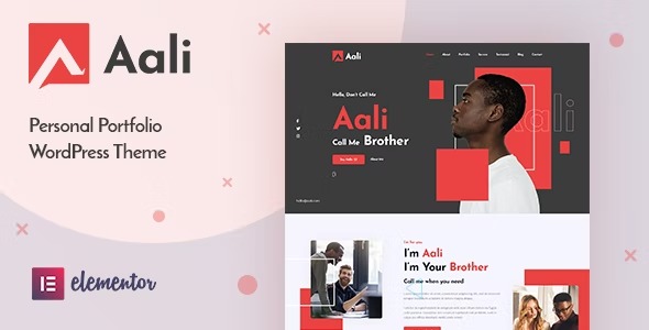 Aali 1.7 – Personal Portfolio WordPress Theme