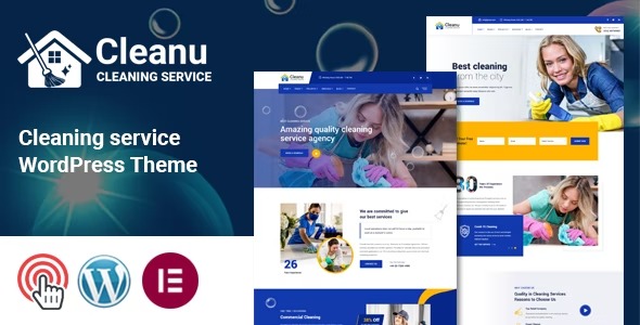 Cleanu 1.0.6 – Cleaning Services WordPress Theme