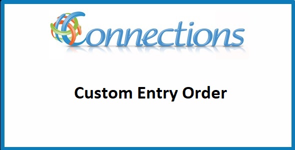 Connections Business Directory Extension Connections Custom Entry Order 1.2