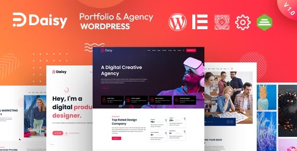 Daisy 1.2.1 – Creative Agency WordPress Theme