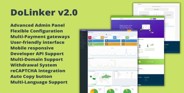 DoLinker 3.1.1 – Ultimate URL Shortener Platform.