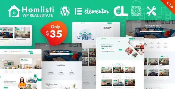 Homlisti 3.1.8 – Real Estate WordPress Theme + RTL