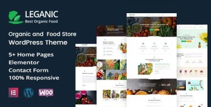 Leganic Organic and Food Store WordPress Theme