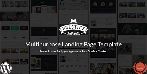 Prestige 1.3.6.3 – Multi Purpose WordPress Landing Pages