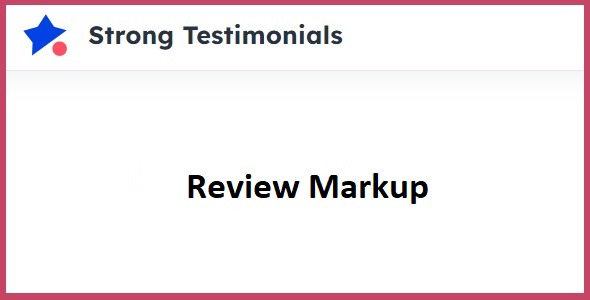 Strong Testimonials Review Markup 1.10.1