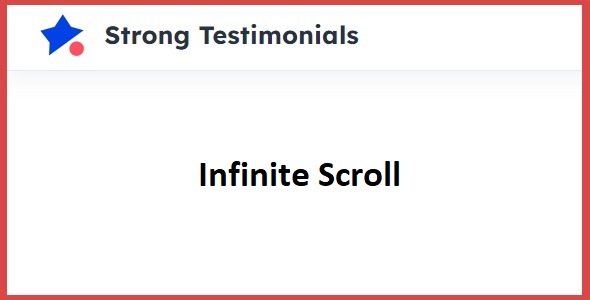 Strong Testimonials Infinite Scroll 1.0.4