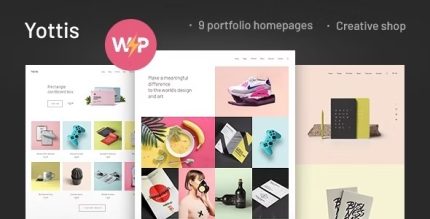 Yottis - Personal Creative Portfolio WordPress Theme + Store