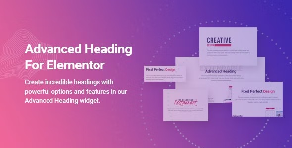 Advanced Heading and Animated Text for Elementor 1.0.7