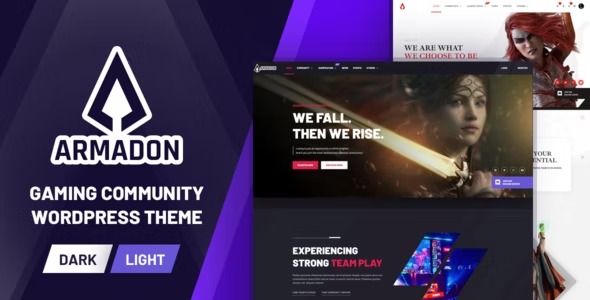 Armadon 1.2.1 – Gaming Community WordPress Theme